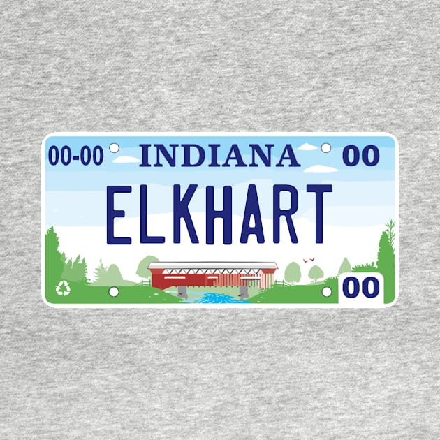 Elkhart Indiana License Plate by zsonn
